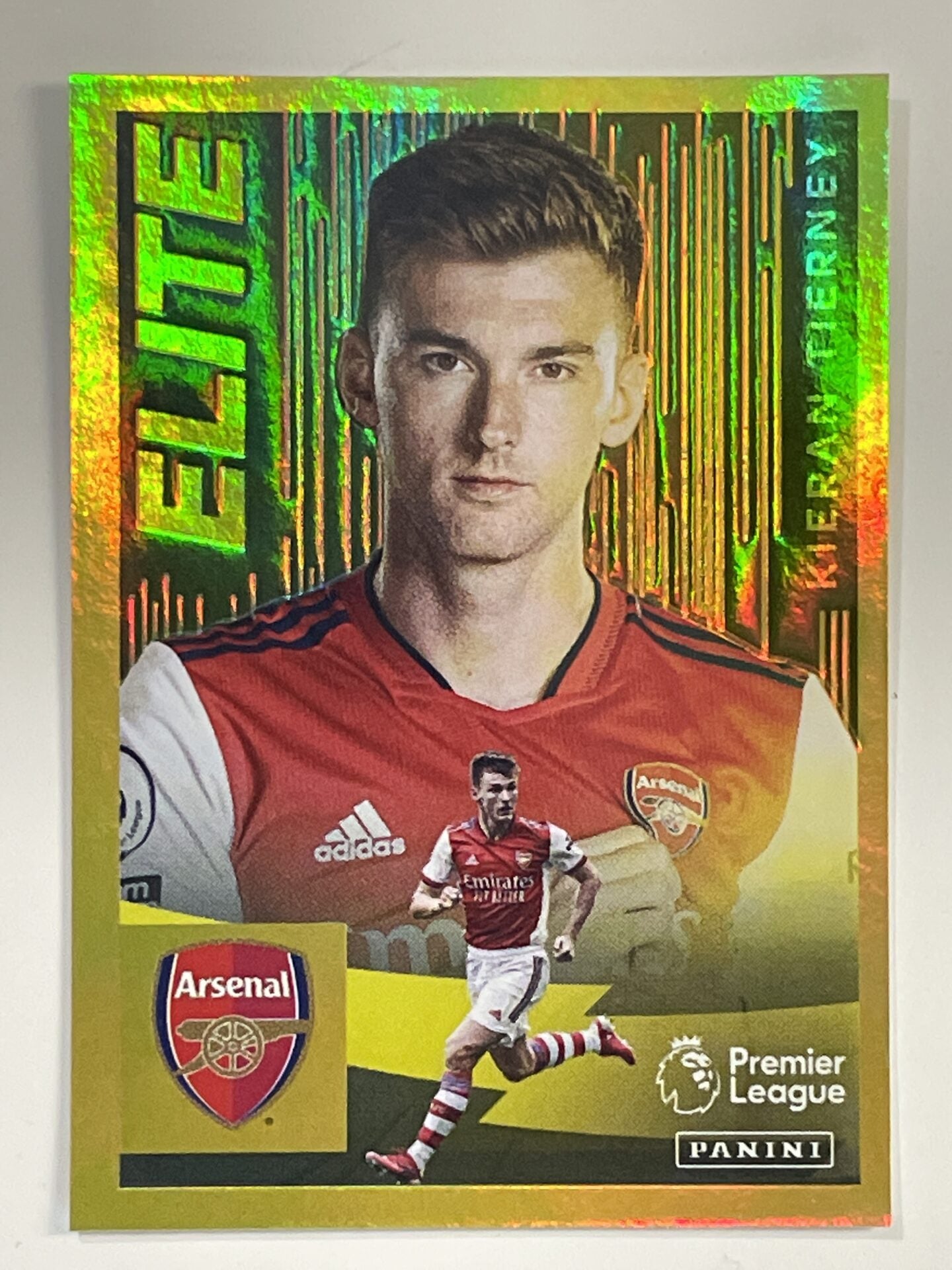 Kieran Tierney Arsenal Panini Premier League 2022 Football Stickers