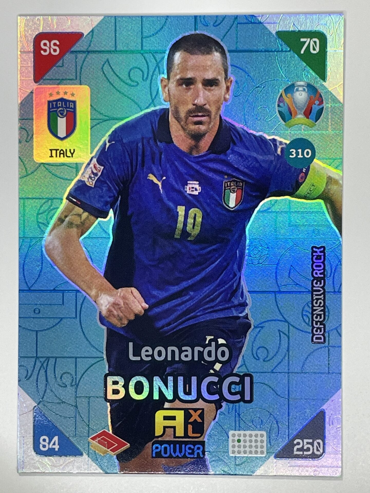 Leonardo Bonucci Defensive Rocks (Italy) Football Card – Euro 2020 Adrenalyn XL