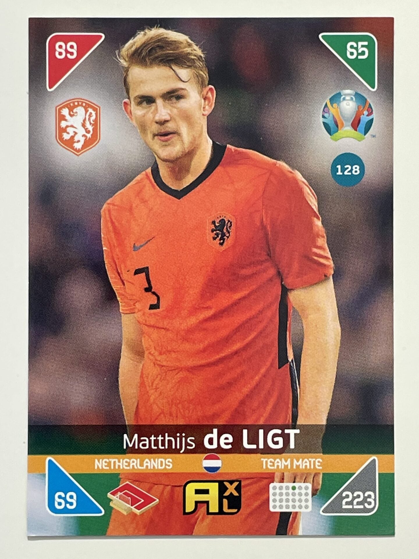 Matthijs De Ligt Team Mates (Netherlands) Football Cards – Euro 2020 Adrenalyn XL