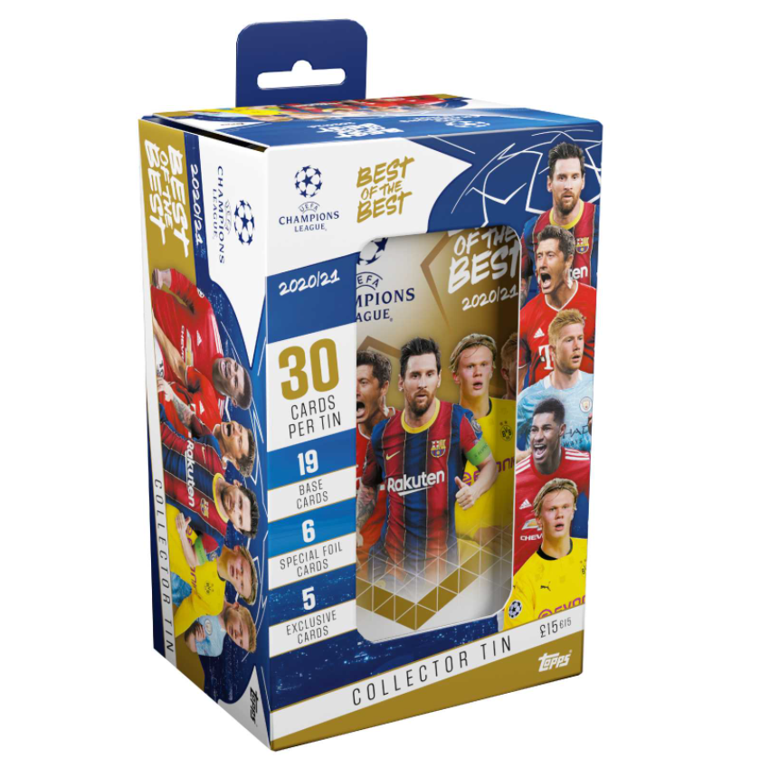 Mega Collector Tin – Topps UCL Best of the Best 2020:21 Football