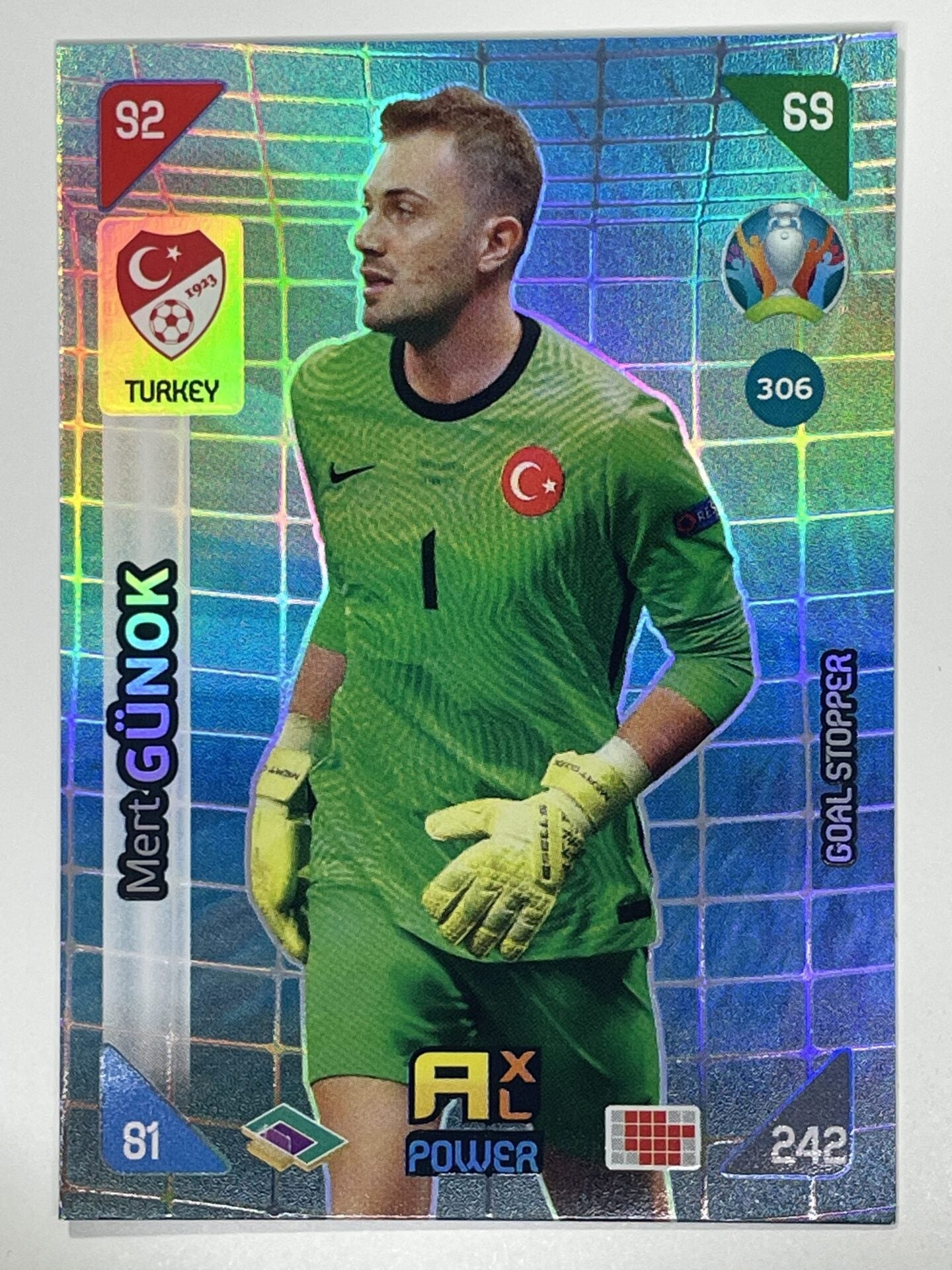 Mert Gunok Goal Stoppers (Turkey) Football Card – Euro 2020 Adrenalyn XL