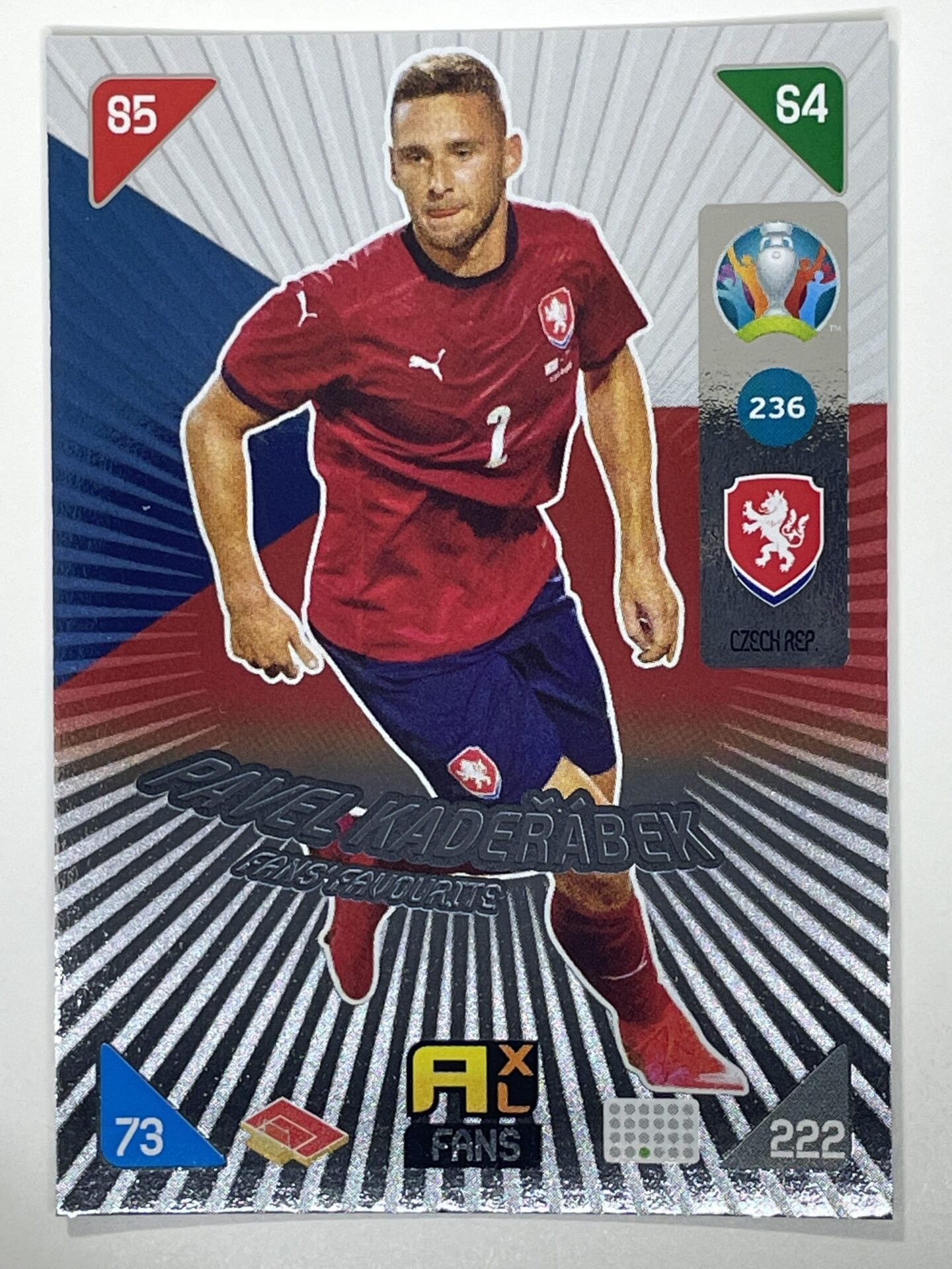 Pavel Kaderabek Fans Favourites (Czech Republic) Football Card – Euro 2020 Adrenalyn XL