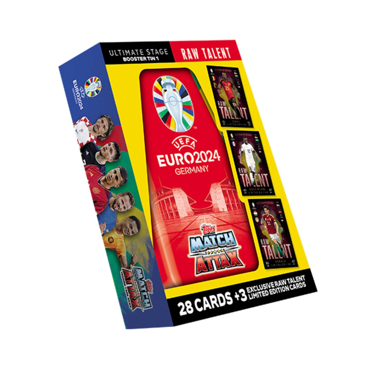 Raw Talent Booster Tin Topps EURO 2024 Match Attax Euro 2024 Collection