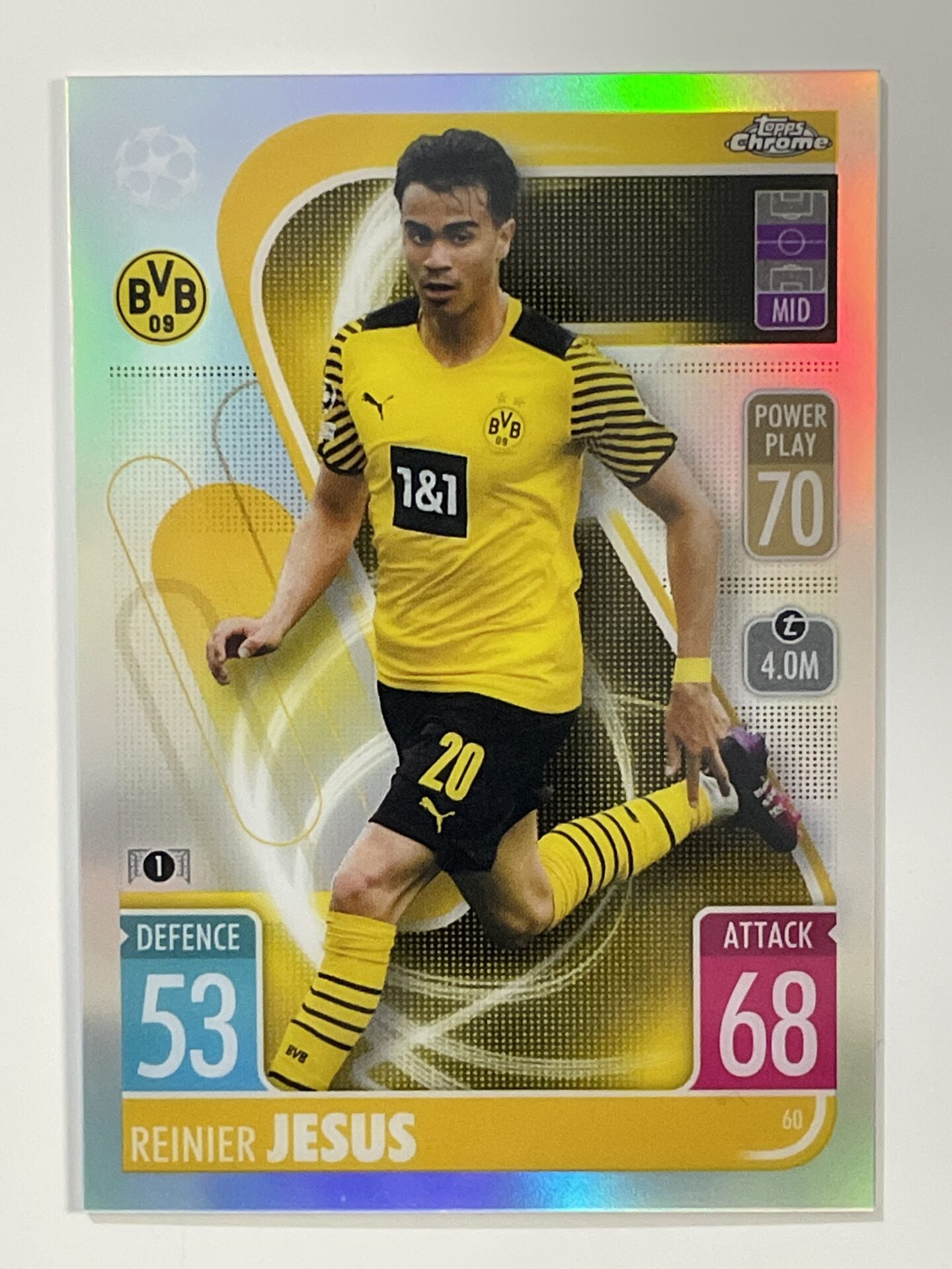 Reinier Jesus Refractor Topps Match Attax Chrome 2021 2022