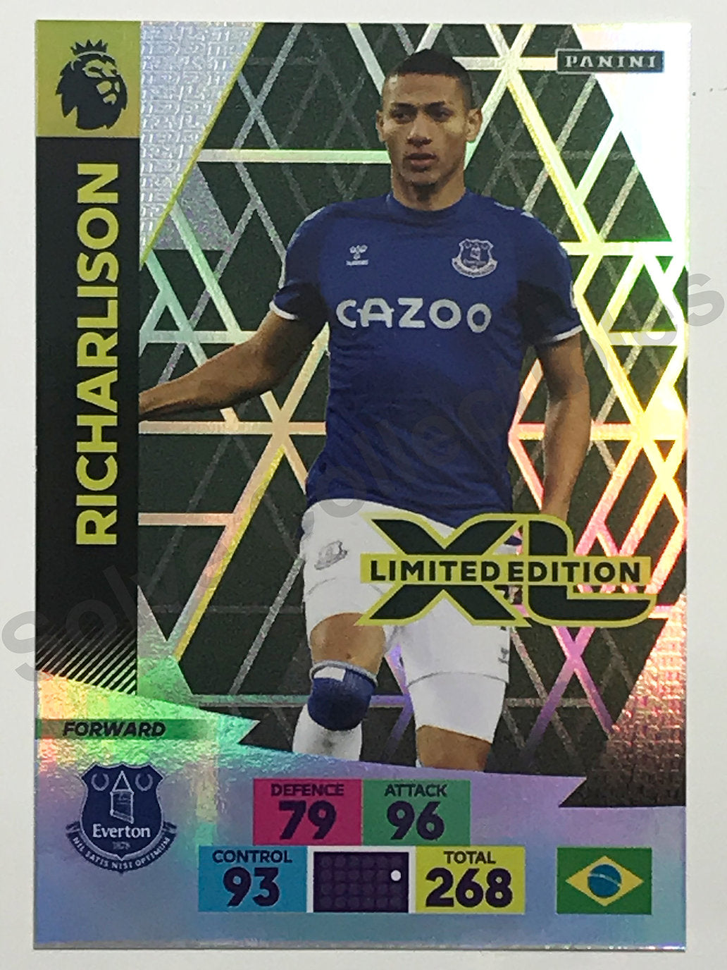 adrenalyn xl limited edition cards Richarlison Limited Edition (Everton) Premier League Adrenalyn XL 2020 – Solve Collectibles