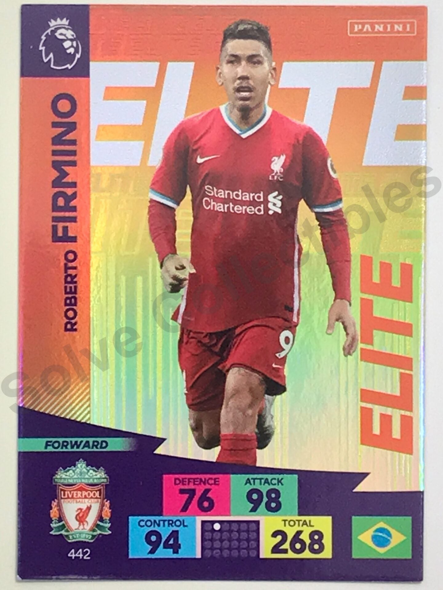 Roberto Firmino (Liverpool) – Elite Football Card – Premier League Adrenalyn XL 2020:21