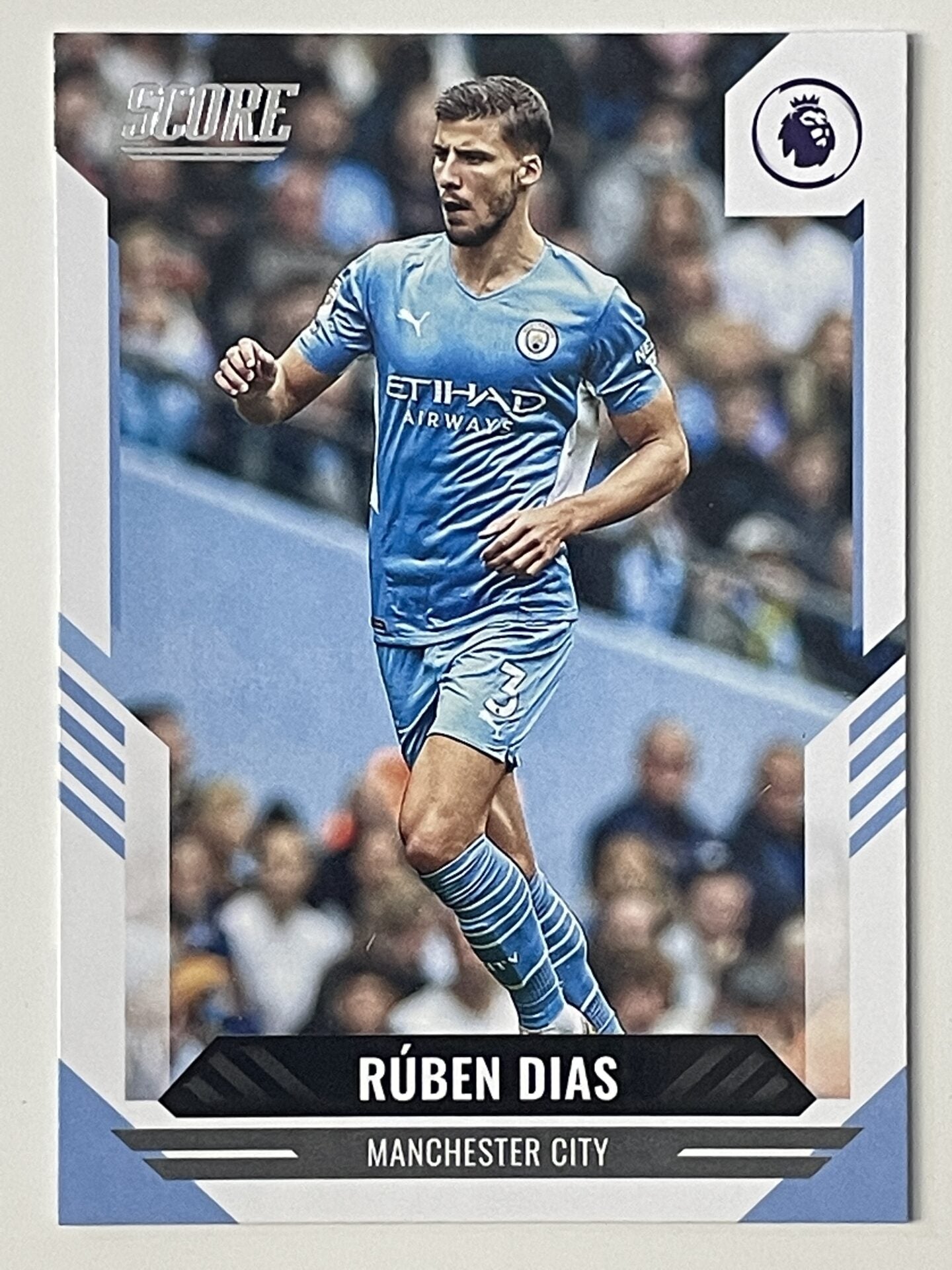 Ruben Dias Manchester City Base Panini Premier League Score 2021 2022