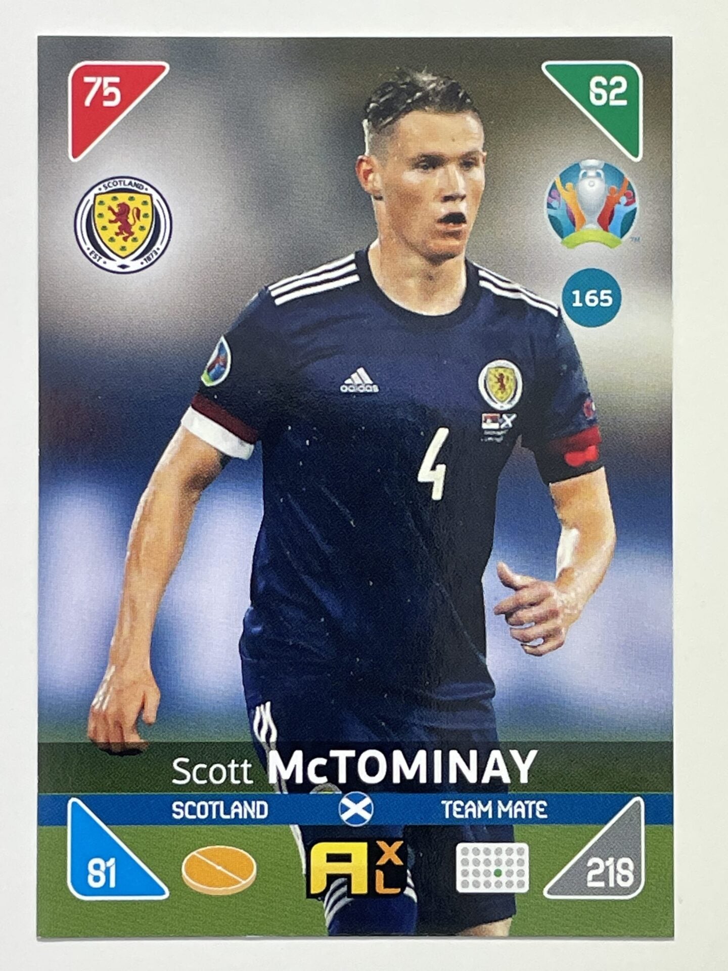 Scott McTominay Team Mates (Scotland) Football Card – Euro 2020 Andrenalyn XL
