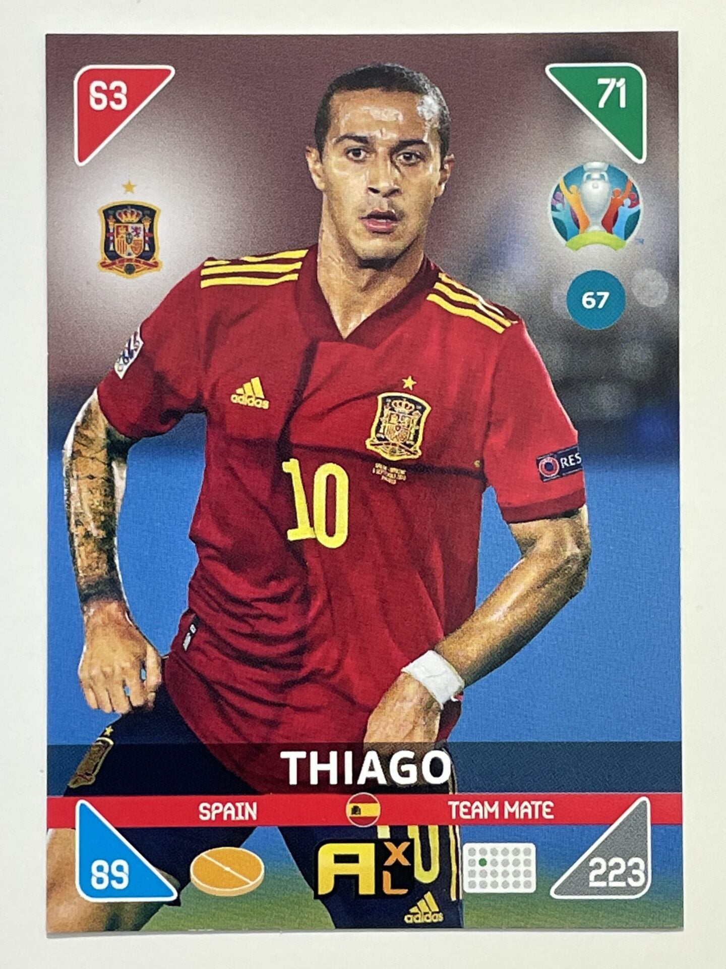 Thiago Team Mates (Spain) Football Cards – Euro 2020 Adrenalyn XL
