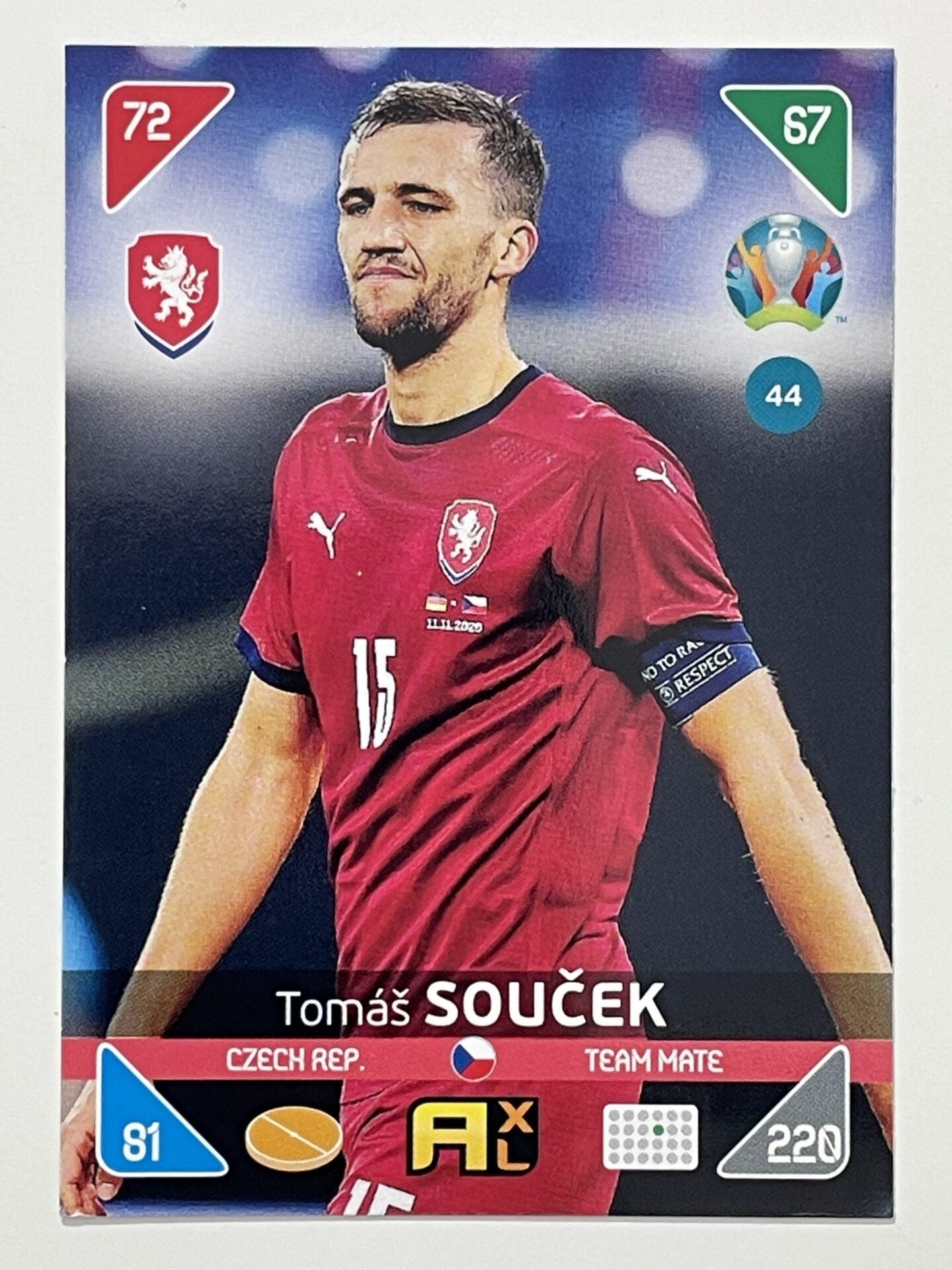 Tomas Soucek Team Mates (Czech Republic) Football Cards – Euro 2020 Adrenalyn XL
