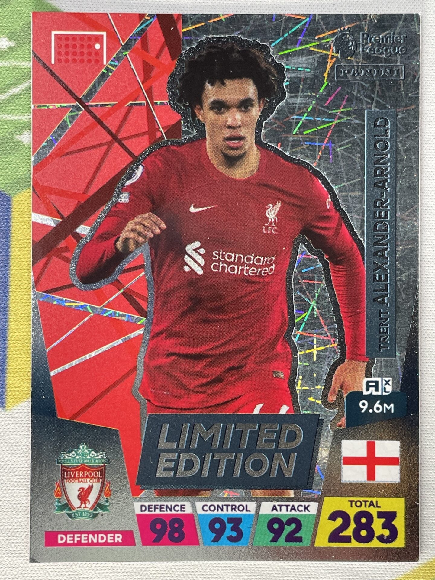 limited edition football cards 2023 Trent Alexander-Arnold Liverpool Limited Edition Panini Premier League – Solve Collectibles