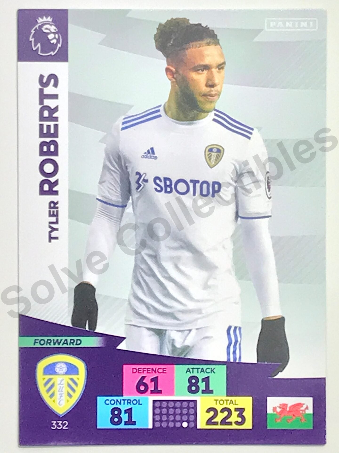 Tyler Roberts (Leeds United) Football Card – Premier League Adrenalyn XL 2020:21