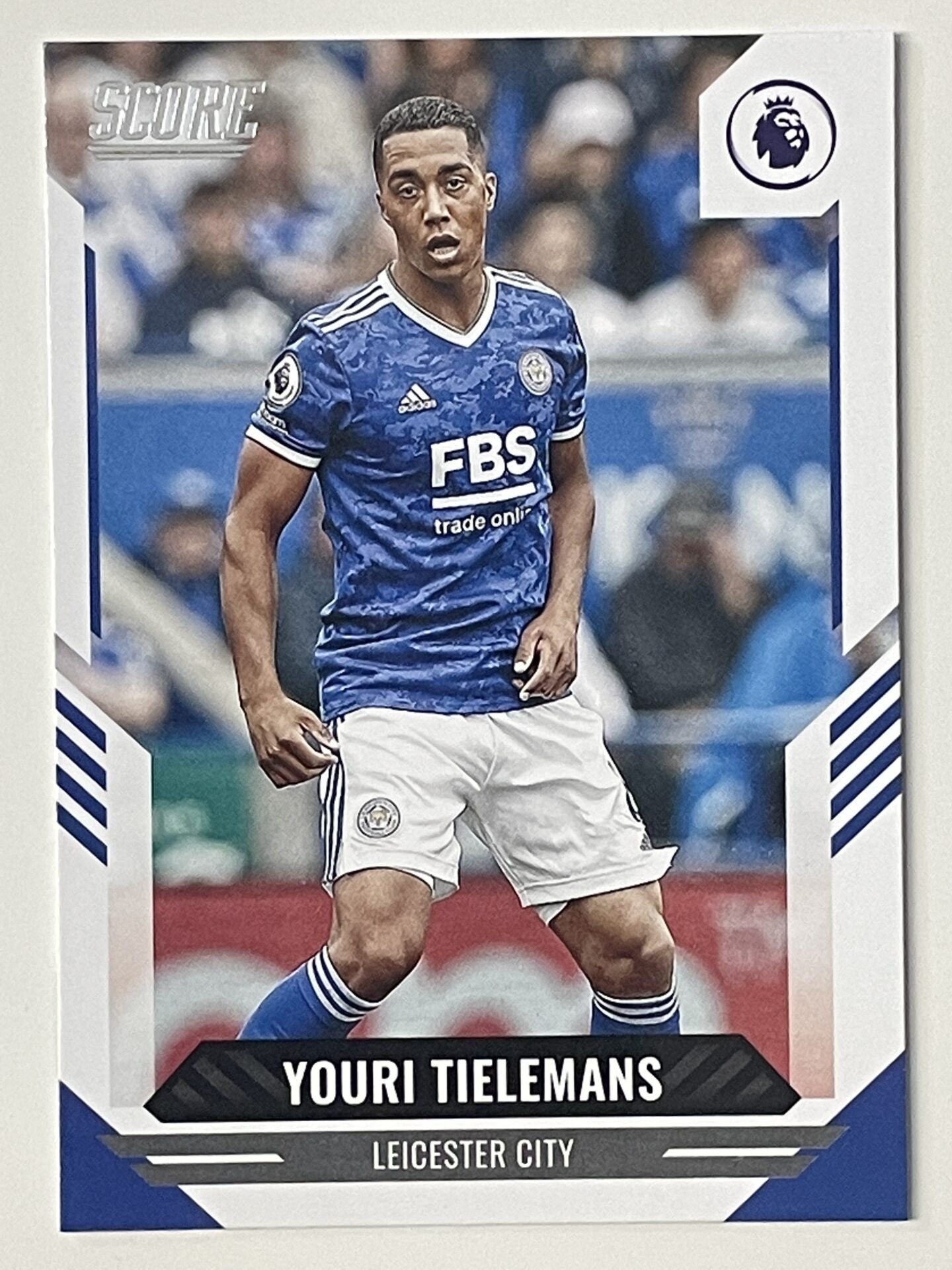 Youri Tielemans Leicester City Base Panini Premier League Score 2021 2022