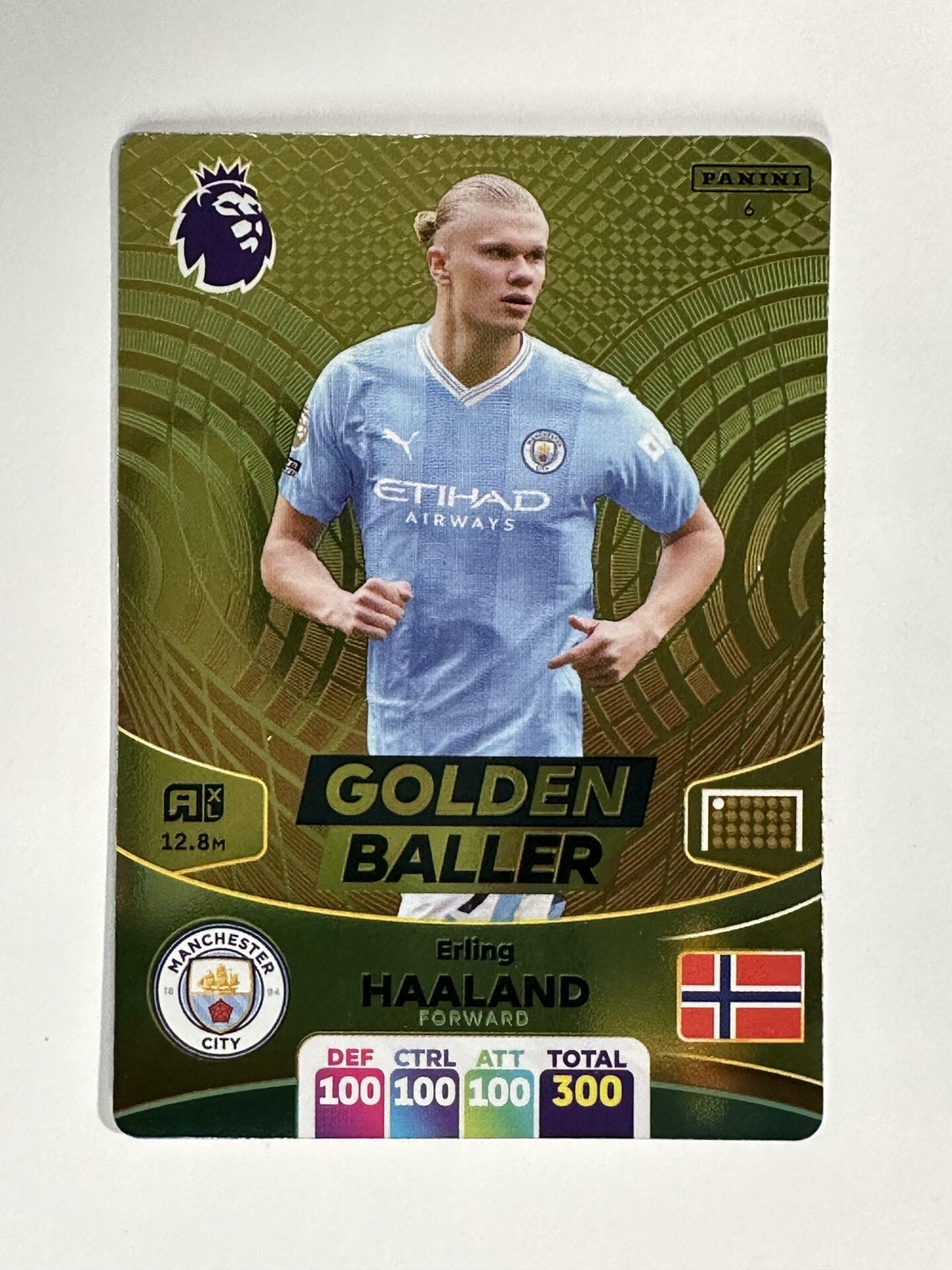 006 Erling Haaland Manchester City Golden Baller Panini Premier League 006-erling-haaland-manchester-city-golden-baller-panini-premier-league