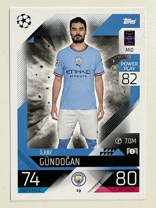 019. Ilkay Gundogan (Manchester City) – Topps Match Attax 2022:2023 card
