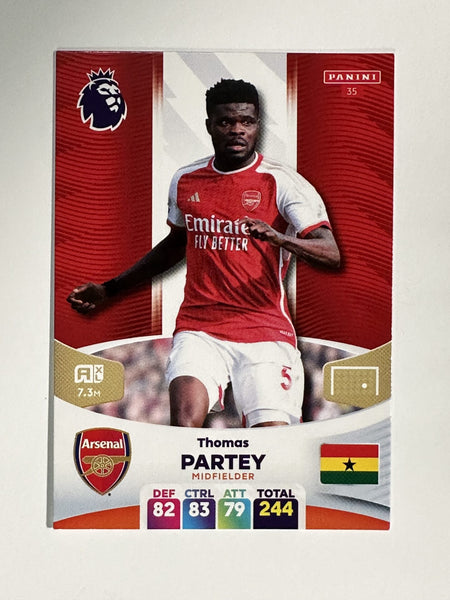 035 Thomas Partey Arsenal Base Panini Premier League