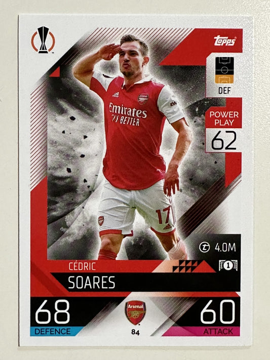 084. Cedric Soares (Arsenal) – Topps Match Attax 2022:2023 card