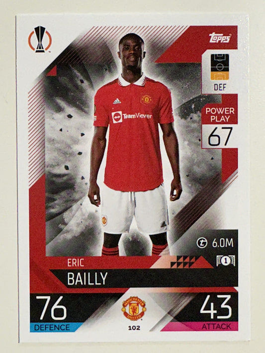 102. Eric Bailly (Manchester United) – Topps Match Attax 2022:2023 card