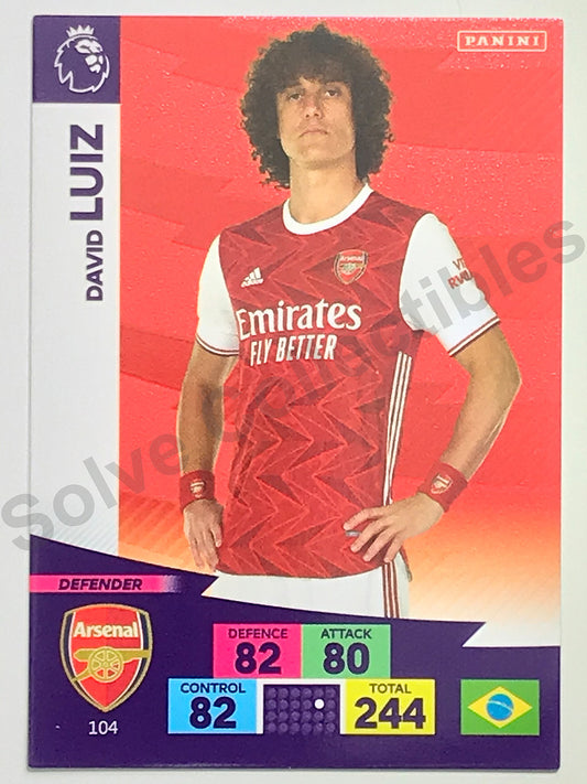 104. David Luiz &#8211; Panini Adrenalyn XL PL 2020:21 Football