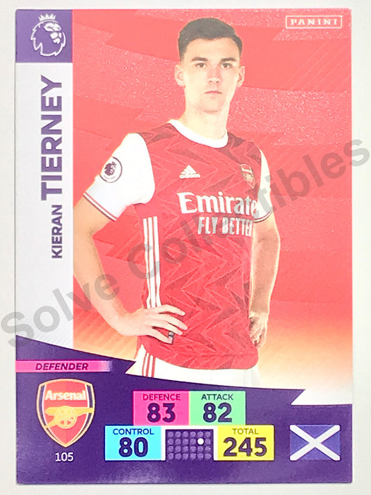 105. Kieran Tierney &#8211; Panini Adrenalyn XL PL 2020:21 Football