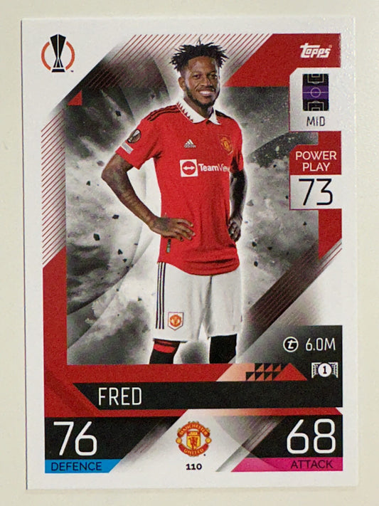 110. Fred (Manchester United) – Topps Match Attax 2022:2023 card