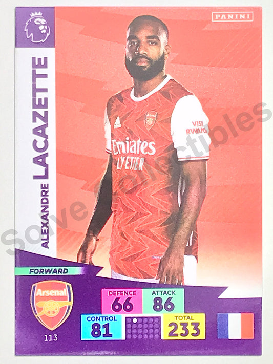 113. Alexandre Lacazette &#8211; Panini Adrenalyn XL PL 2020:21 Football