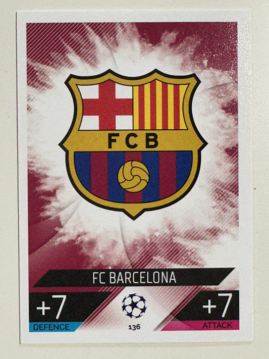 136. Team Badge (FC Barcelona) – Topps Match Attax 2022:2023 card