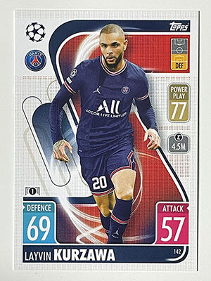 142.-Layvin-Kurzawa-Paris-Saint-Germain-Match-Attax-2021-22-Topps-Football-Card