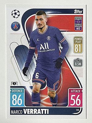 144.-Marco-Verratti-Paris-Saint-Germain-Match-Attax-2021-22-Topps-Football-Card