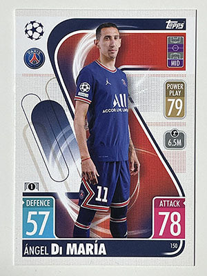 150.-Angel-Di-Maria-Paris-Saint-Germain-Match-Attax-2021-22-Topps-Football-Card