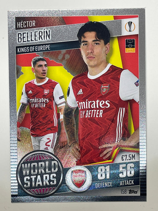 158. Hector Bellerin (Arsenal) Football Card – Match Attax 101 2021 Card