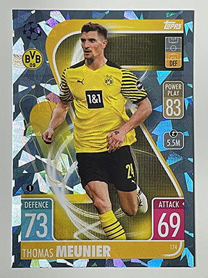 174.-Thomas-Meunier-Crystal-Foil-Parallel-Dortmund-Match-Attax-2021-22-Topps-Football-Card