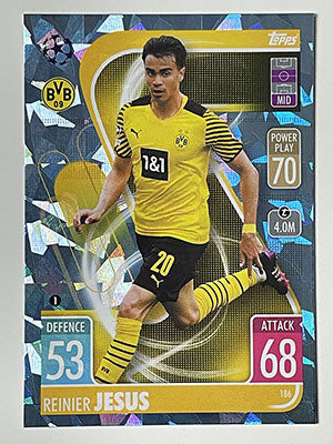 186.-Reinier-Jesus-Crystal-Foil-Parallel-Dortmund-Match-Attax-2021-22-Topps-Football-Card