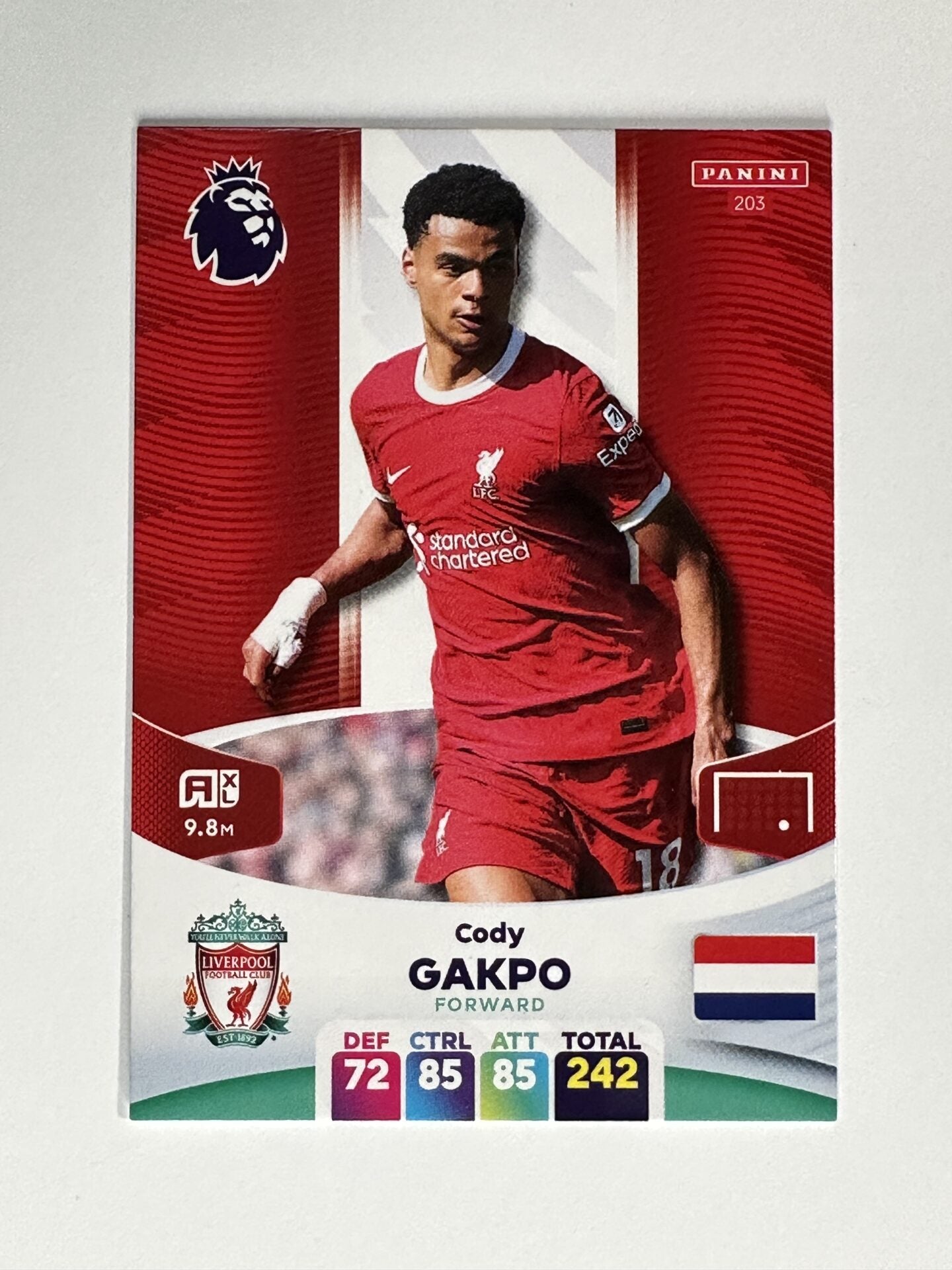 Carte à Collectionner Autographe Cody Gakpo Topps Premier League 2025/2026 #AC-CG - Near Mint