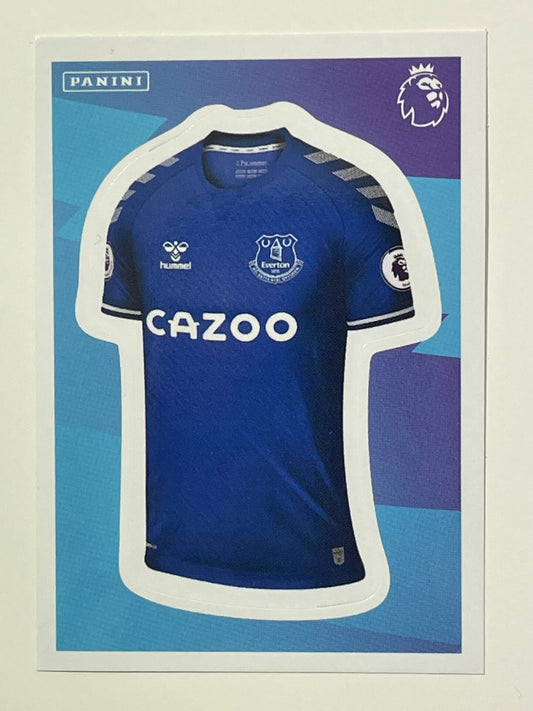 209 Home Shirt Sticker Everton Premier League 2021 Football Sticker