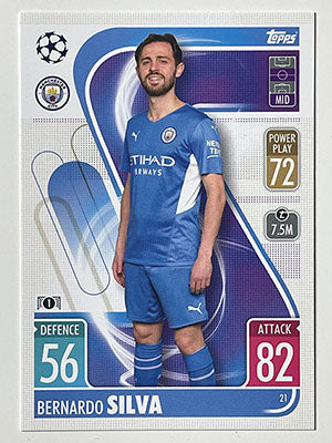 21.-Bernardo-Silva-Manchester-City-Match-Attax-2021-22-Topps-Football-Card