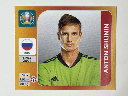 211. Anton Shunin (Russia) – Euro 2020 Stickers