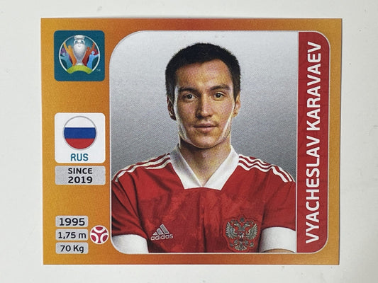 214. Vyacheslav Karavaev (Russia) - Euro 2020 Stickers