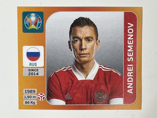 217. Andrei Semenov (Russia) – Euro 2020 Stickers