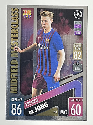 218.-Frenkie-de-Jong-Midfield-Masterclass-FC-Barcelona-Match-Attax-2021-22-Topps-Football-Card