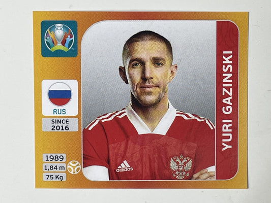 221. Yuri Gazinski (Russia) – Euro 2020 Stickers