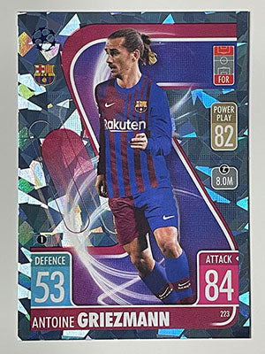 223.-Antoine-Griezmann-Crystal-Foil-Parallel-FC-Barcelona-Match-Attax-2021-22-Topps-Football-Card