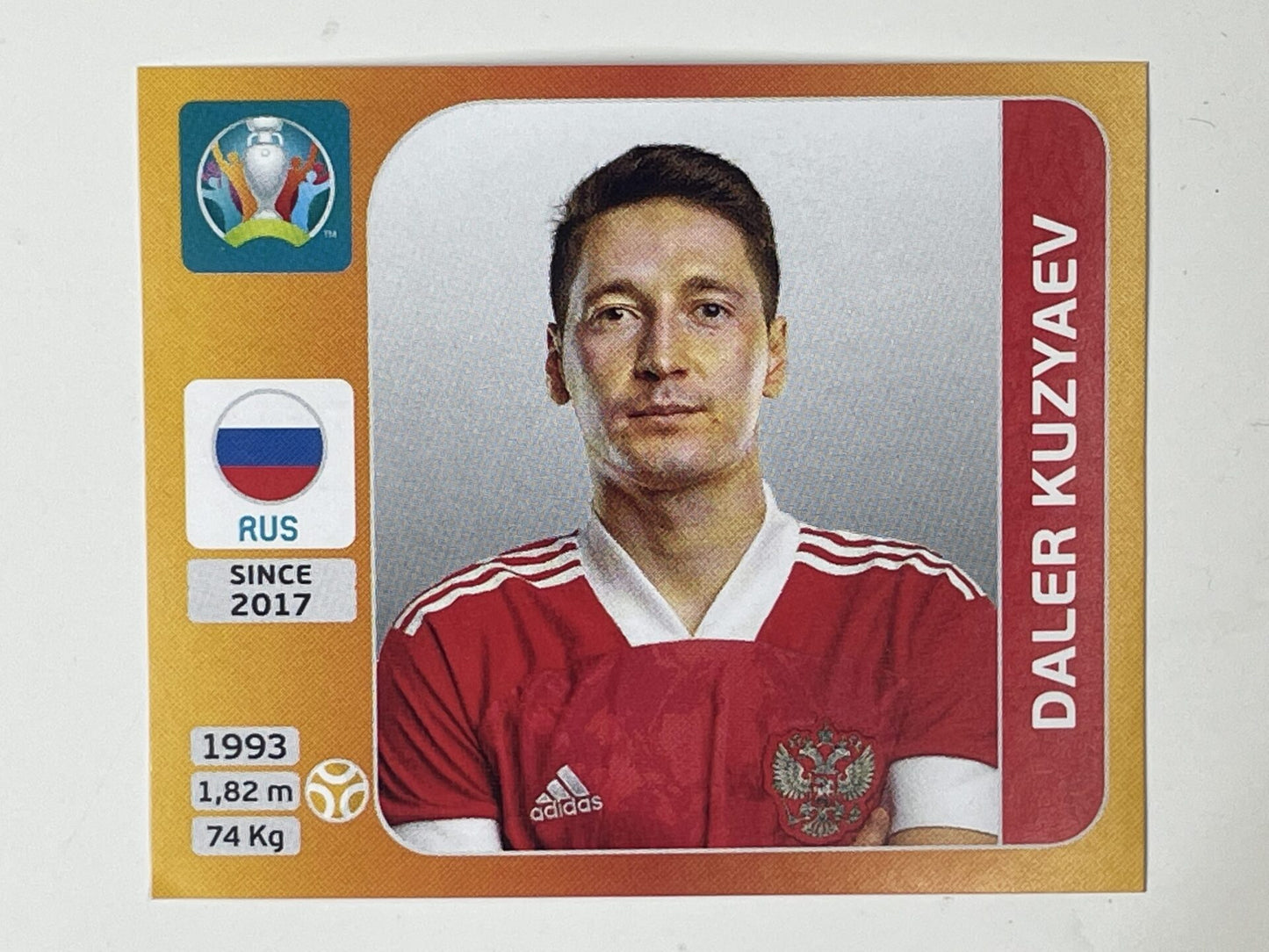223. Daler Kuzyaev (Russia) – Euro 2020 Stickers