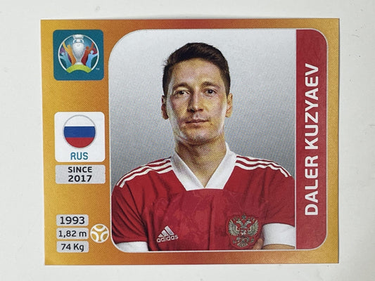 223. Daler Kuzyaev (Russia) – Euro 2020 Stickers