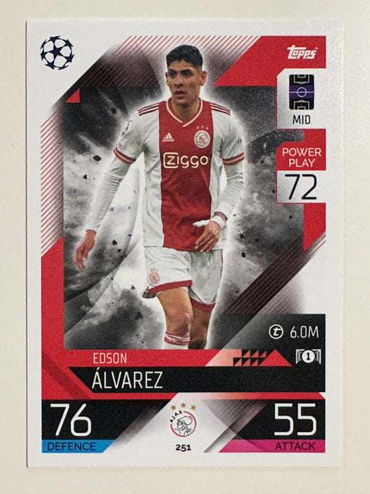 251. Edson Álvarez (AFC Ajax) &#8211; Topps Match Attax 2022:2023 card