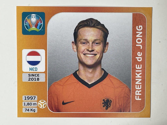 280. Frenkie de Jong (Netherlands) – Euro 2020 Stickers