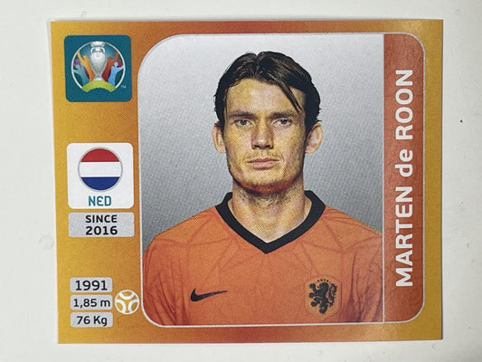 281. Marten de Roon (Netherlands) – Euro 2020 Stickers