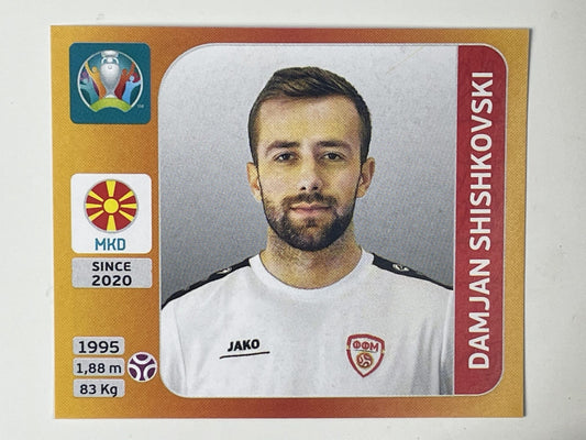 291. Damjan Shishkovski (North Macedonia) – Euro 2020 Stickers