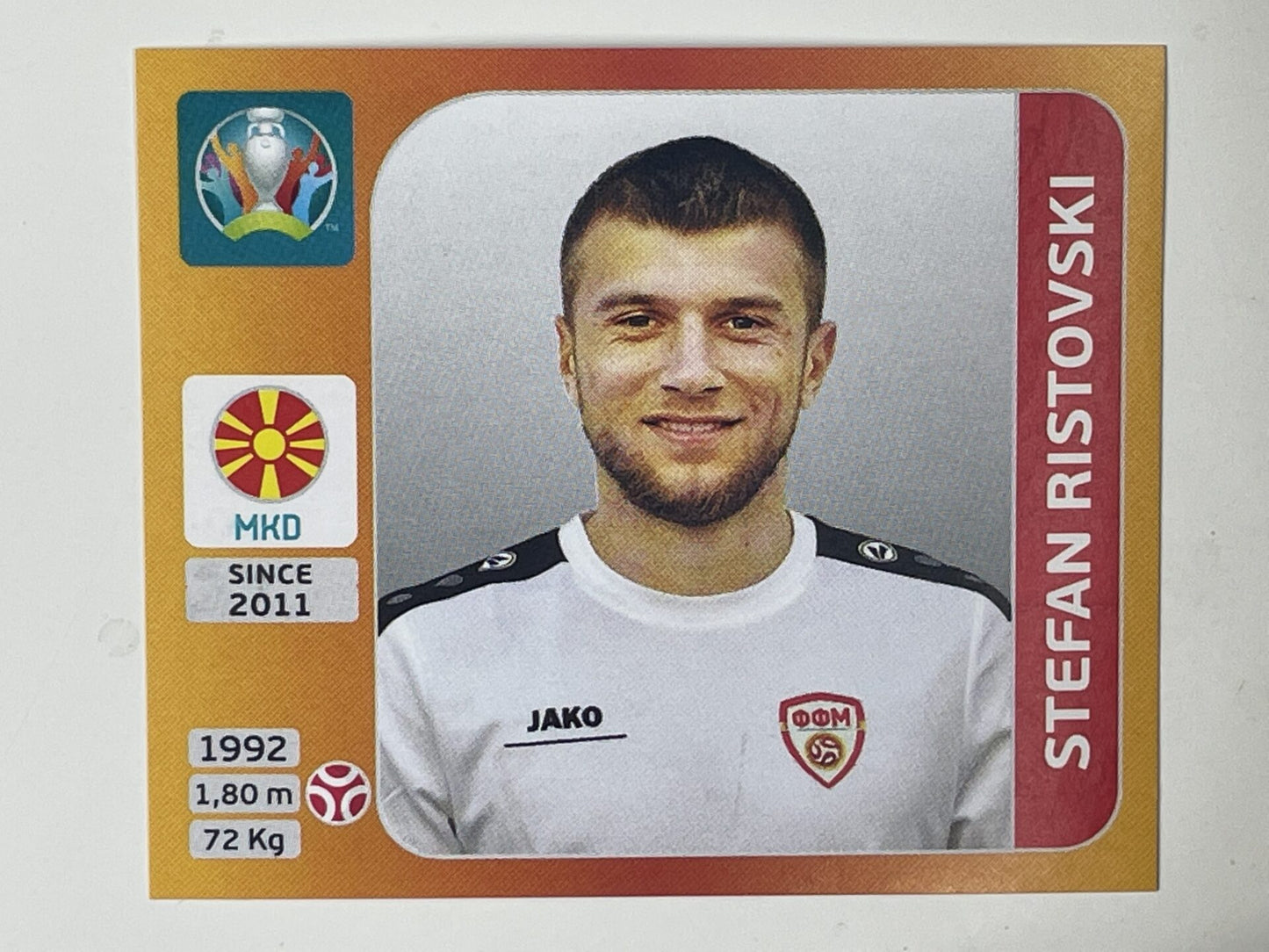 295. Stefan Ristovski (North Macedonia) – Euro 2020 Stickers