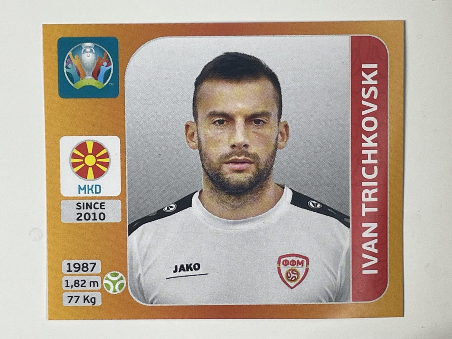 309. Ivan Trichkovski (North Macedonia) – Euro 2020 Stickers